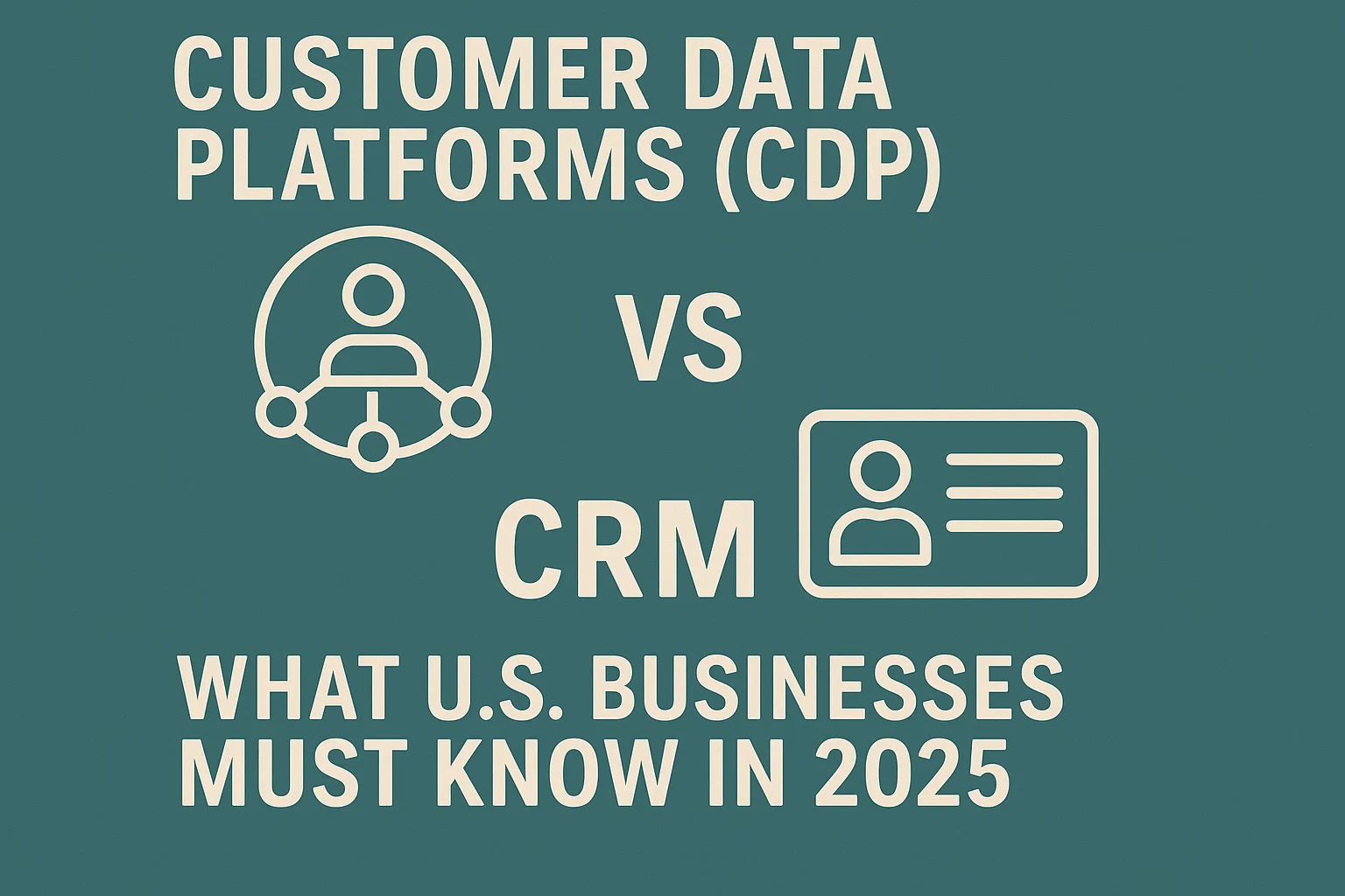Customer Data Platforms (CDP) vs CRM: What U.S. Businesses Must Know in 2025 thumbnail